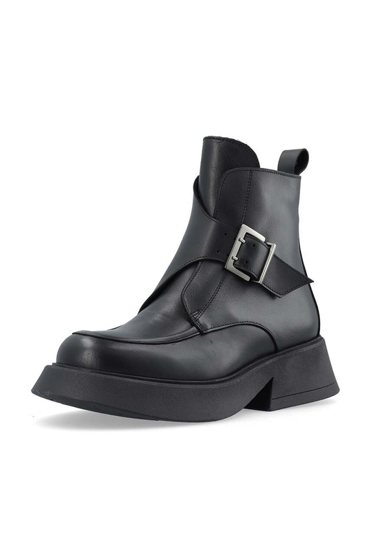 Bianco botki skórzane BIAHAILEY 11300623 czarny AW23