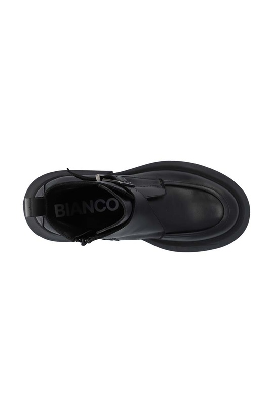 Bianco botki skórzane BIAHAILEY czarny 11300623