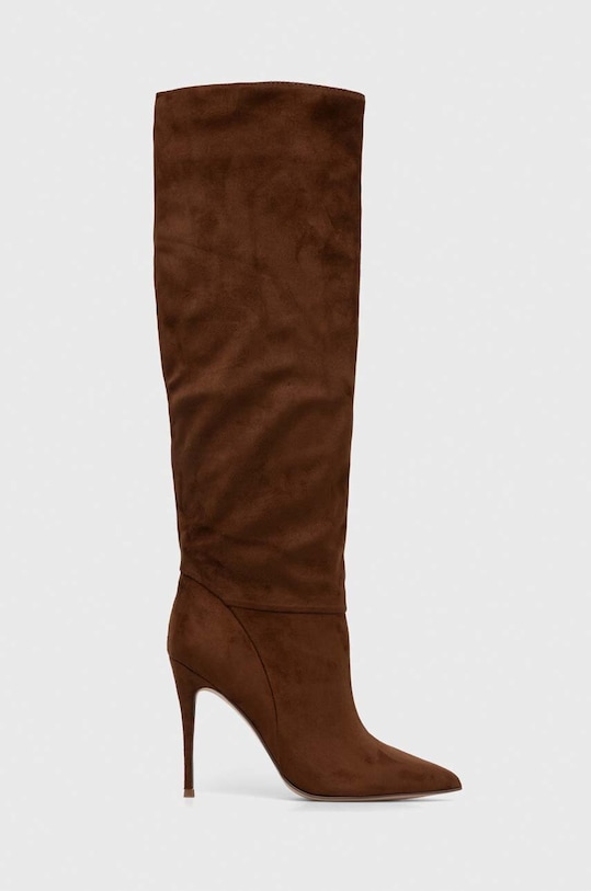 Steve Madden kozaki Darian nieocieplane brązowy SM11002162.003