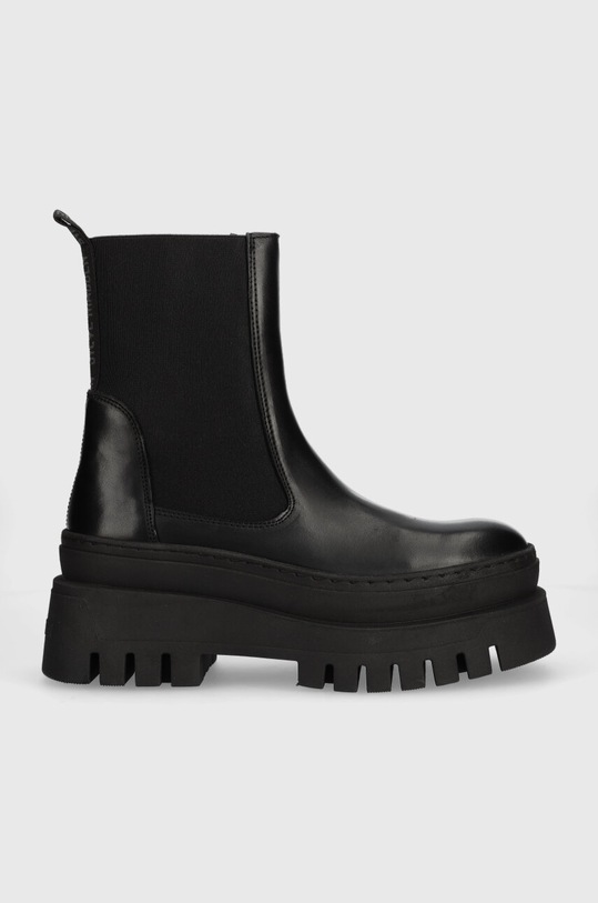 Steve Madden ghete chelsea de piele Cassandra pana la 5 cm negru SM11002679.017