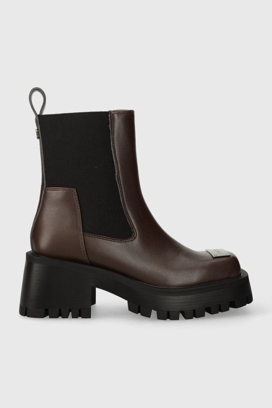 Черевики Steve Madden Sharpen платформа коричневий SM19000045.207
