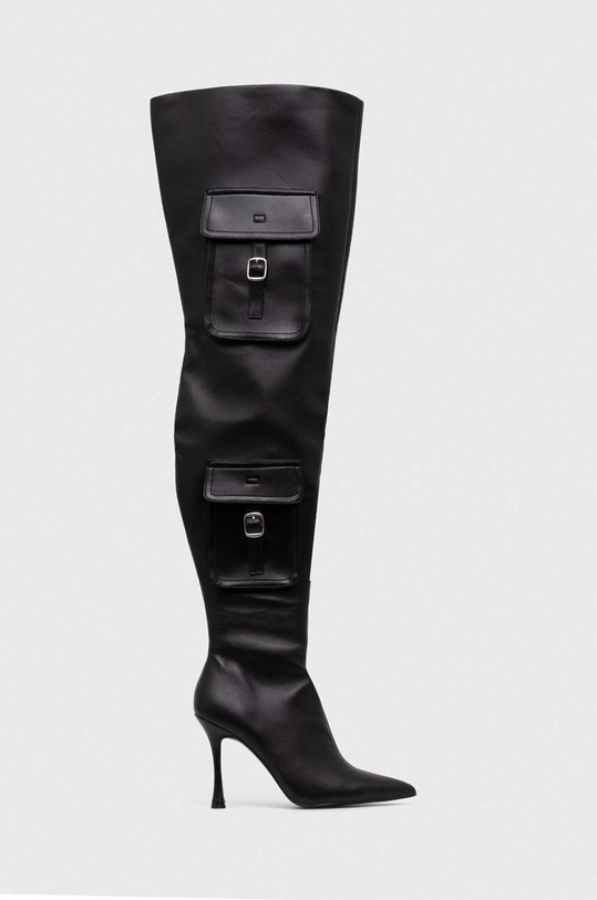 Μπότες Steve Madden Brittany στιλέτο μαύρο SM11002769.001