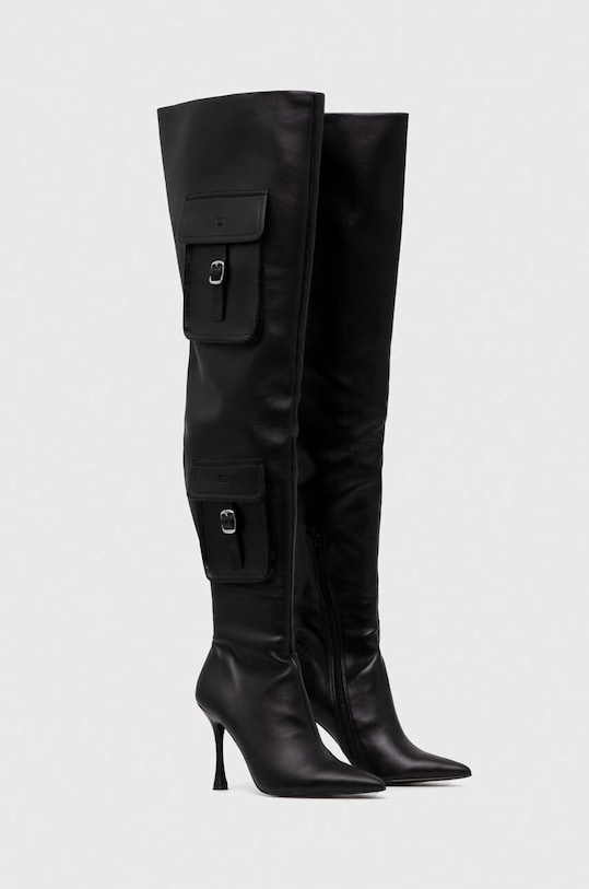 Μπότες Steve Madden Brittany SM11002769.001 μαύρο AW23