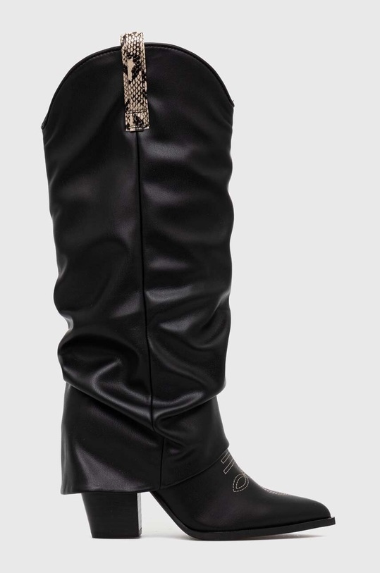 Steve Madden kozaki Lassy słupek czarny SM11002714.29Y