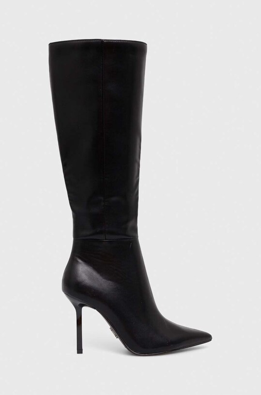 Čizme Steve Madden In Stereo na patentni zatvarač crna SM11002767.011