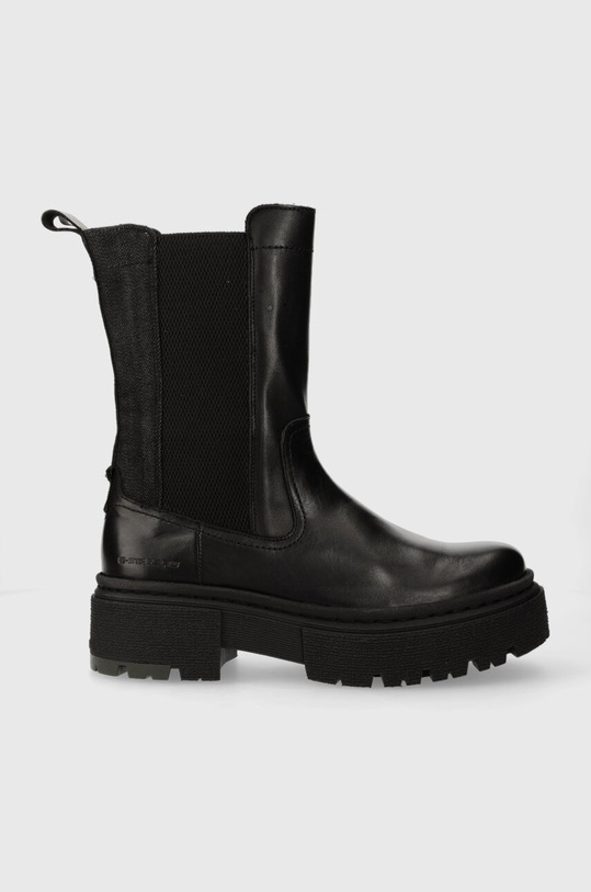 Boty s gumou G-Star KAFEY PFM HGH CHS platforma černá 2241021831.BLK