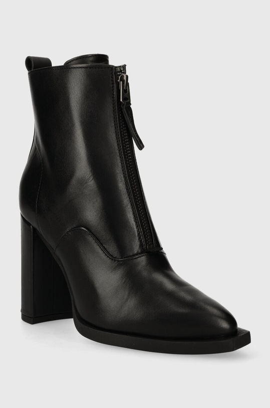 G-Star botki skórzane MYSID MID LEA ZIP 2241046703.BLK czarny AW23