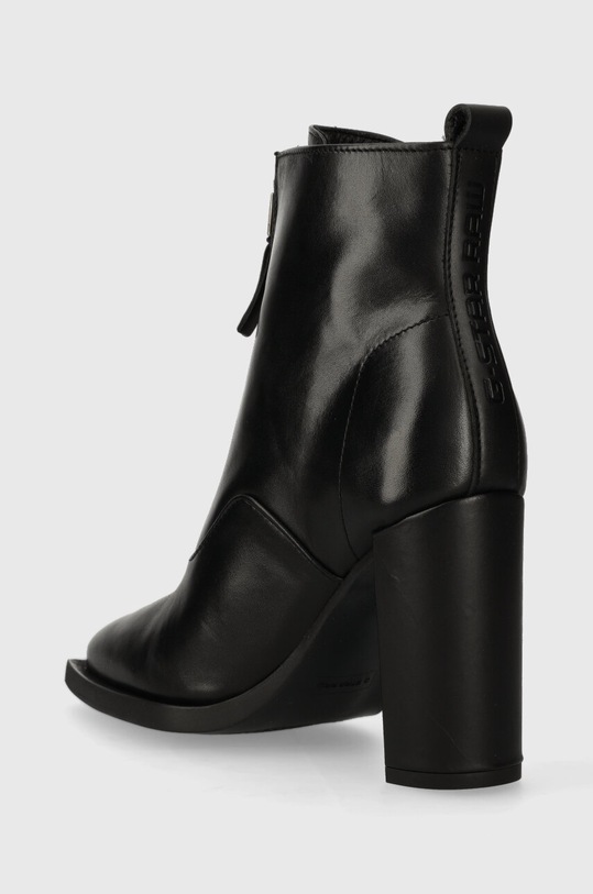 Obuwie G-Star botki skórzane MYSID MID LEA ZIP 2241046703.BLK czarny