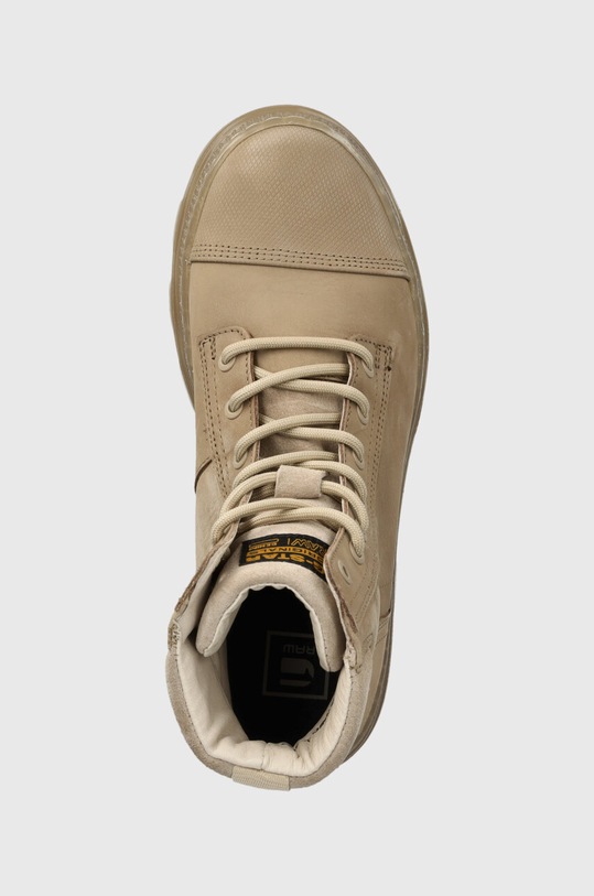 G-Star workery zamszowe NOXER HGH NUB beżowy 2141020803.TPE