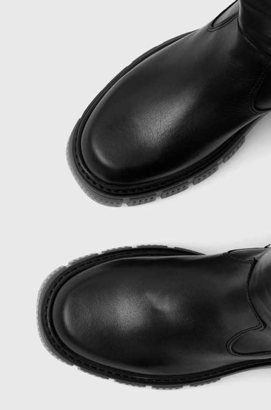 G-Star ghete de piele RADAR XHGH TMB negru 2341068905.BLK