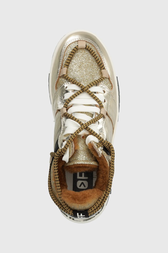 Off Play sneakers din piele SORRENTO aur XW.SORRENTO1.020109P