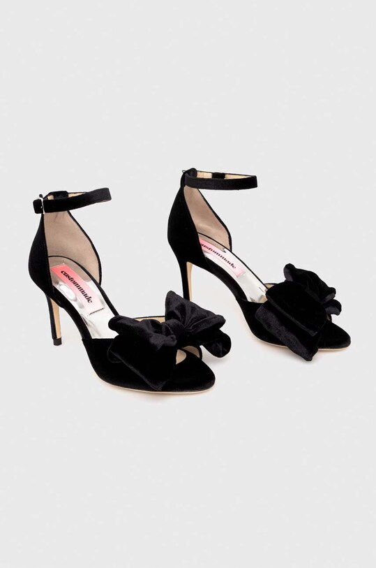 Custommade sandały Marita Velvet 998620031.999 czarny AW23