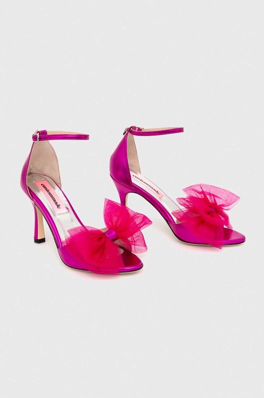 Kožne sandale Custommade Ashley Metallic Bow 999624046.204 roza AW23