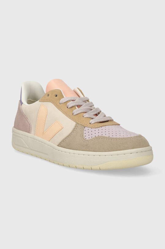 Veja sneakersy skórzane V-10 VX0302908 beżowy AW23