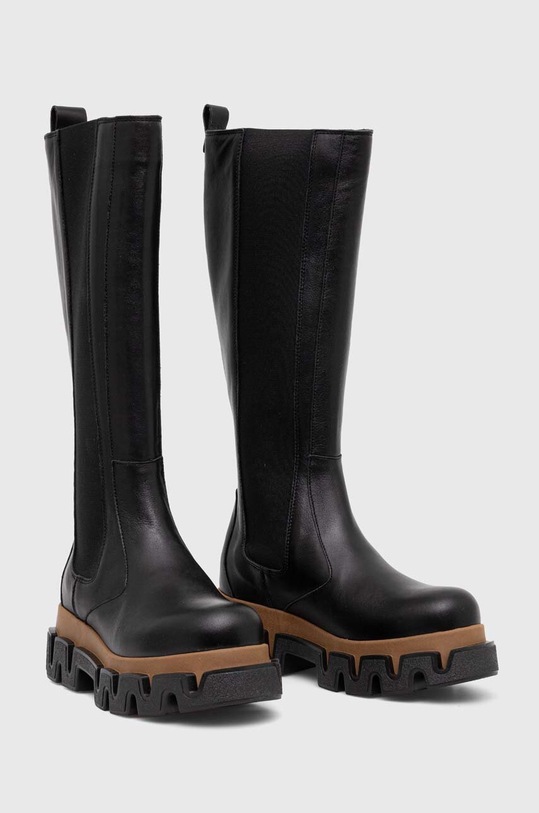 Alohas kozaki skórzane Jagger S00563.25 czarny AW23