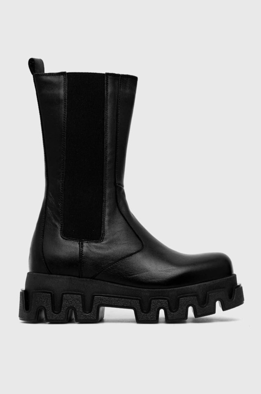Alohas cizme de piele Anastasia neizolat negru S100090.01