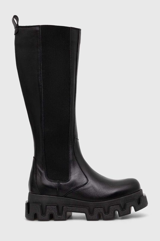 Alohas ghete de piele Jagger neizolat negru S100091.01
