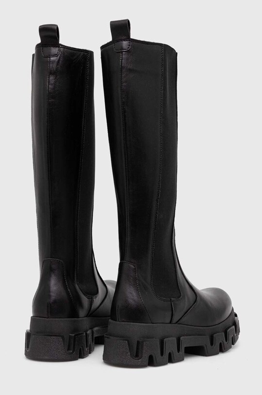 Încălțăminte Alohas ghete de piele Jagger S100091.01 negru
