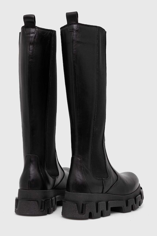 Încălțăminte Alohas ghete de piele Jagger S100091.01 negru