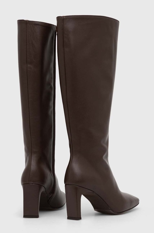 Obuv Kožené čižmy Alohas Isobel S100054.03 hnedá