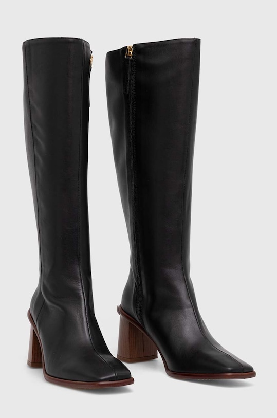 Alohas kozaki skórzane East BTWEC1.25 czarny AW23