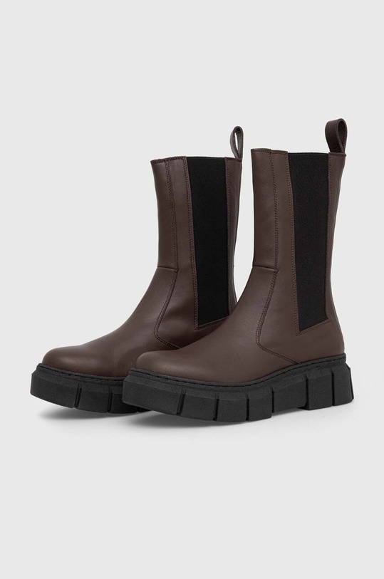 Alohas sztyblety skórzane Armor S00034.30 brązowy AW23