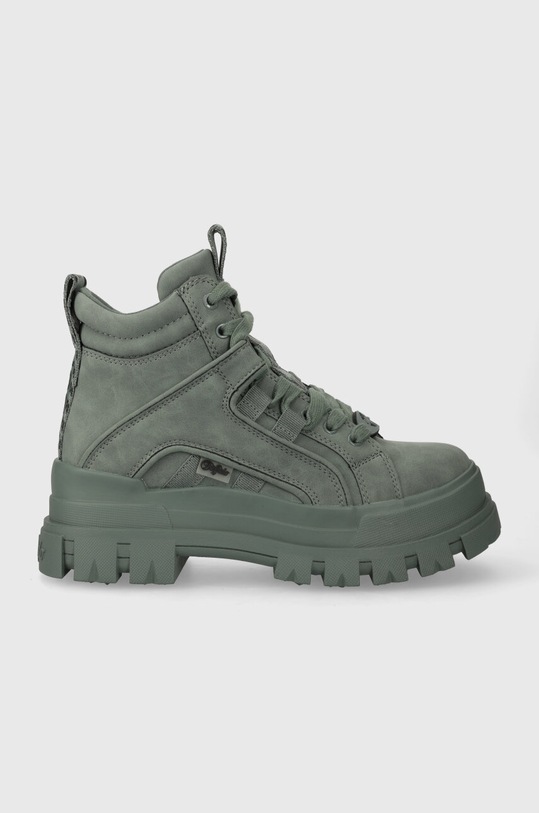 Buffalo sneakers Aspha Nc Mid Planet friendly verde 1622288.GRN