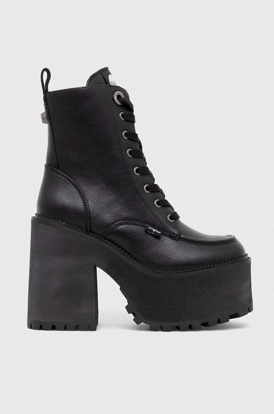 Полусапожки Buffalo 
Killah Lace Up Mid синтетический чёрный 1622373.BLK