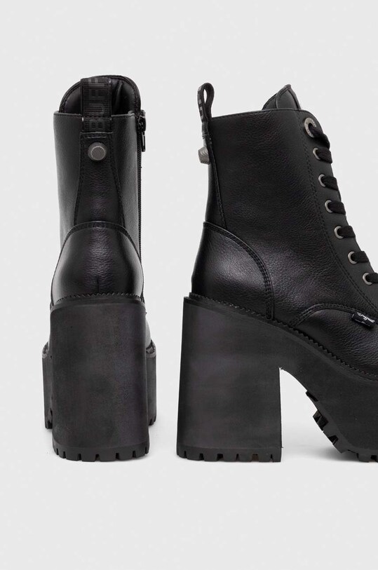 Obuwie Buffalo botki 
Killah Lace Up Mid 1622373.BLK czarny