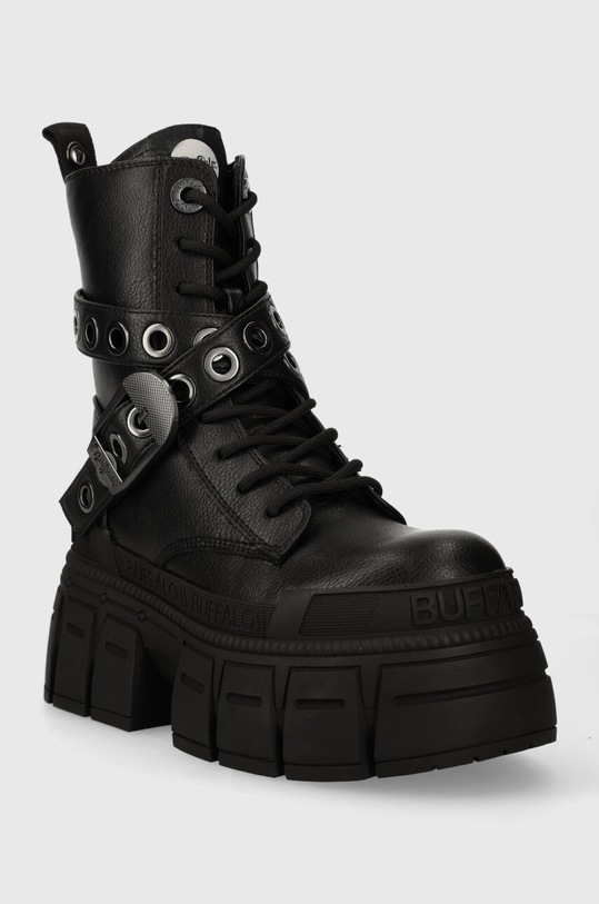 Buffalo bakancs Gospher Lace Up Mid 1622351.BLK fekete AW23