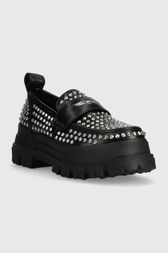 Μοκασίνια Buffalo Aspha Loafer Pin 1622320.BLK μαύρο AW23