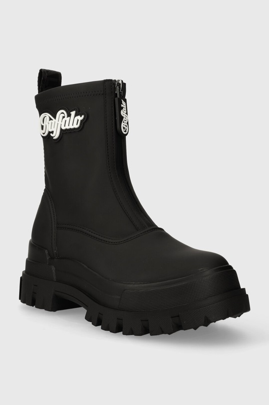 Μποτάκια Buffalo Aspha Rain Zip 1622323.BLK μαύρο AW23