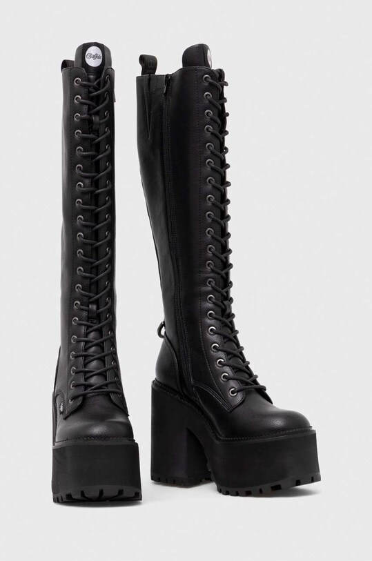 Μπότες Buffalo Killah Lace Up Hi 1622377.BLK μαύρο AW23