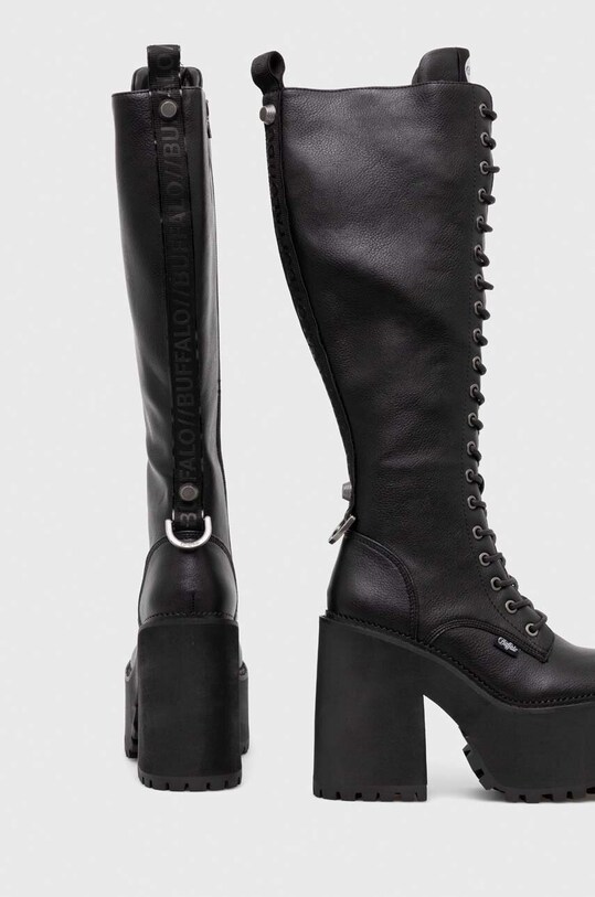 Cipők Buffalo csizma Killah Lace Up Hi 1622377.BLK fekete