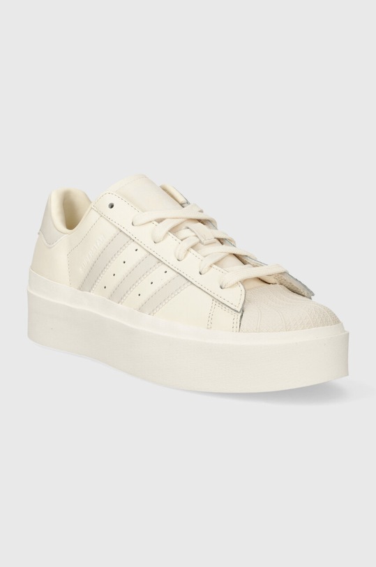 Δερμάτινα αθλητικά παπούτσια adidas Originals Superstar Bonega IF7578 μπεζ AW23