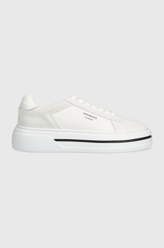 Kožené sneakers boty Copenhagen Leather mix přírodní kůže bílá CPH181