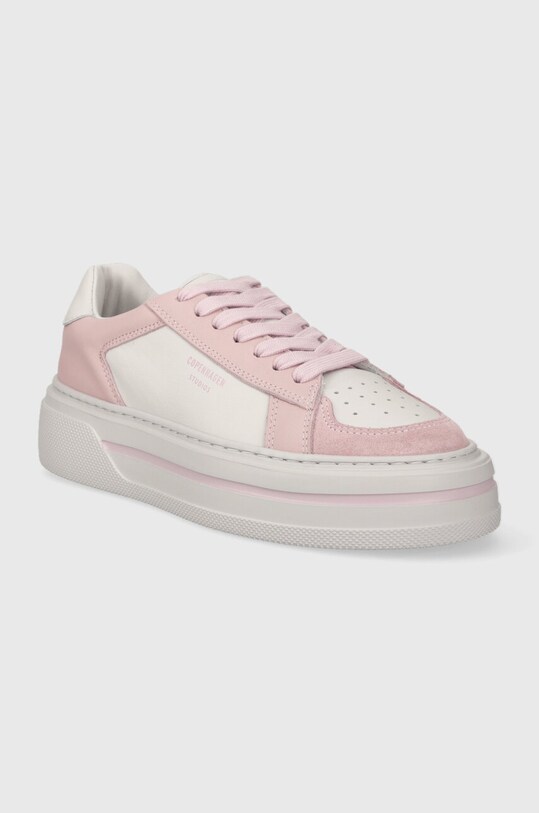Copenhagen sneakersy skórzane Leather mix CPH181 różowy SS25
