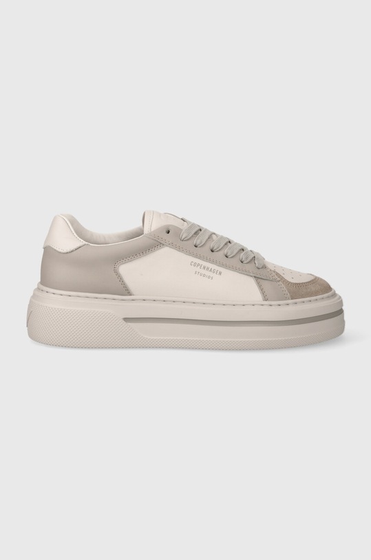 Кожаные кроссовки Copenhagen Leather mix замш бежевый CPH181