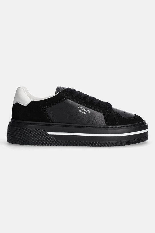 Кожаные кроссовки Copenhagen Leather mix CPH181 чёрный SS25