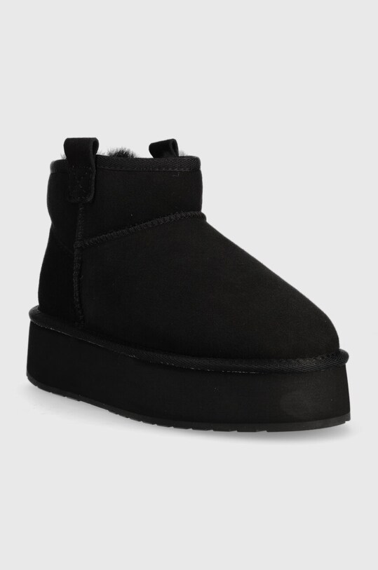 Emu Australia śniegowce zamszowe Foy Flatform Micro W13073.BLAK czarny AW23
