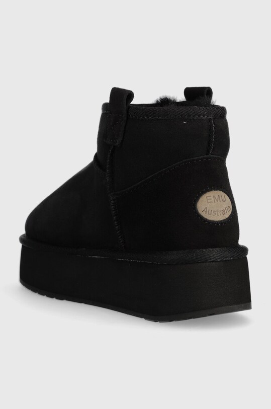 Obuwie Emu Australia śniegowce zamszowe Foy Flatform Micro W13073.BLAK czarny