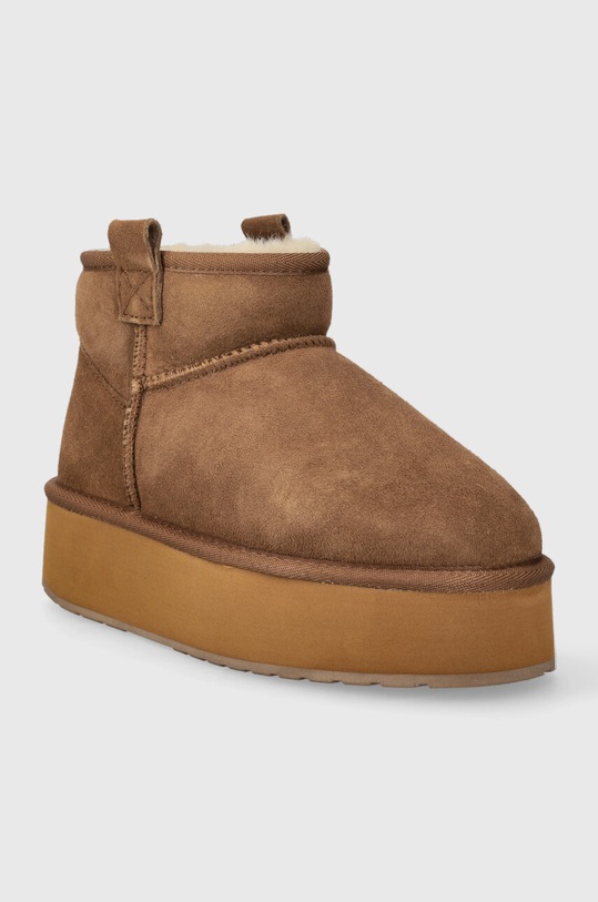 Emu Australia śniegowce zamszowe Foy Flatform Micro W13073.CHES brązowy AW23