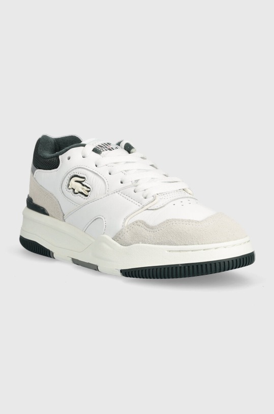 Lacoste sneakersy skórzane Lineshot Mesh Collar 46SFA0075 biały SS24