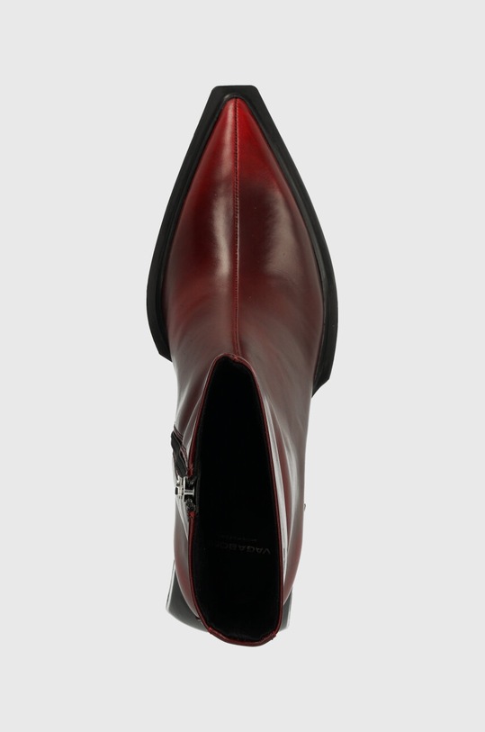 Kožené kotníkové boty Vagabond Shoemakers VIVIAN červená 5453.018.47