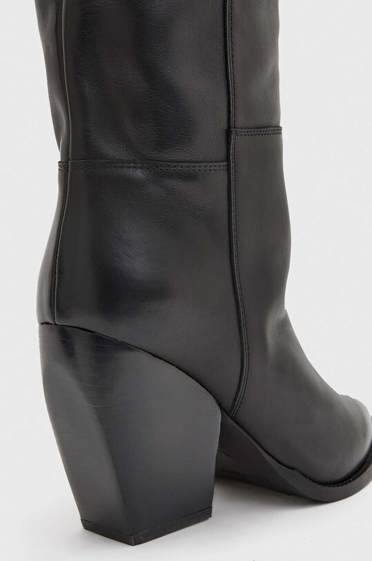 AllSaints ghete de piele Reina WF597X negru