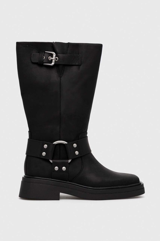 Vagabond Shoemakers kozaki skórzane płaski czarny 5452.209.21