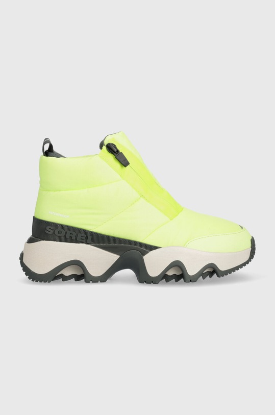 Sorel śniegowce KINETIC IMPACT PUFFY ZIP WP syntetyczny zielony 2058681309