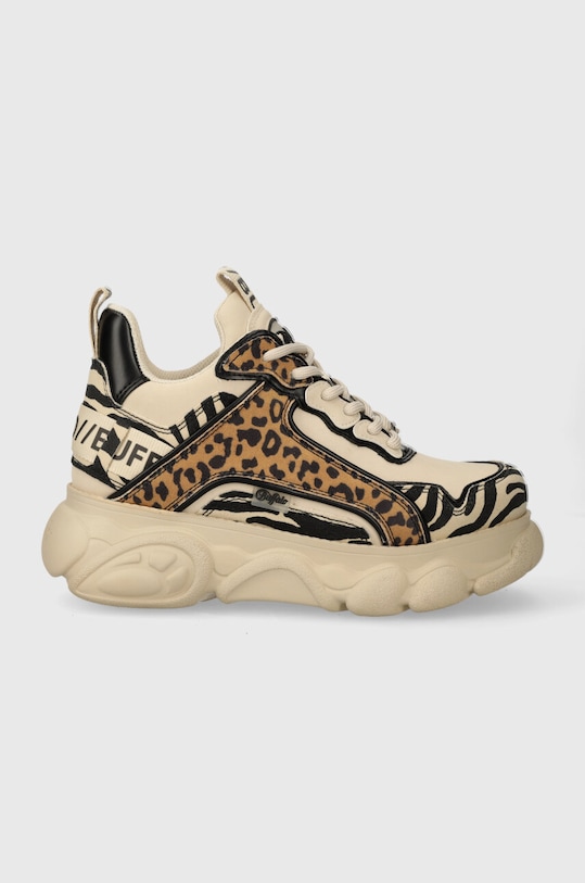 Buffalo sneakersy Cld Chai imitacja skóry licowej beżowy 1636017.MLT