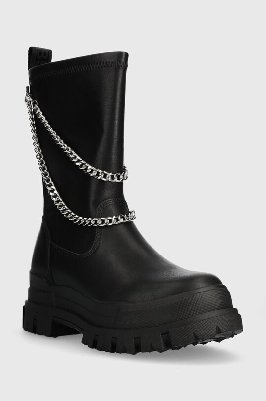 Buffalo botine Aspha Sock Chain 1622313.BLK negru AW23