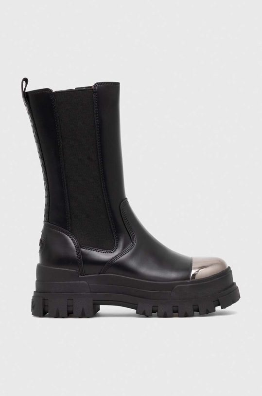 Buffalo cizme Aspha Clf Steel pana la 5 cm negru 1622317.BLK